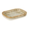 Ovenschaal stoneware - diverse kleuren - 13x9x2 cm 