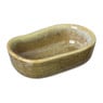 Mini ovenschaaltje stoneware - diverse kleuren - 10x6x3 cm  