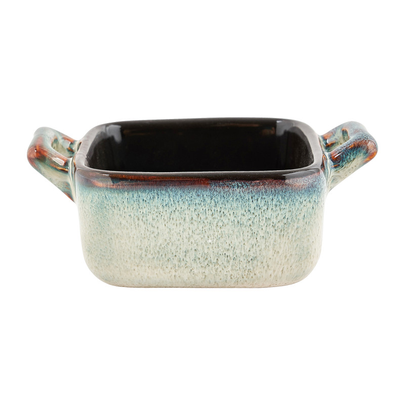 Ovenschaaltje met grepen s - diverse kleuren - 7x7x3 cm