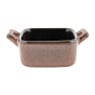 Ovenschaaltje met grepen s - diverse kleuren - 7x7x3 cm
