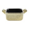 Ovenschaaltje met grepen s - diverse kleuren - 7x7x3 cm