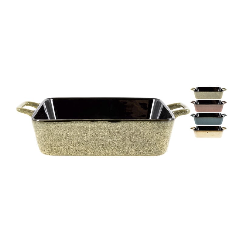 Ovenschaaltje met grepen XL - diverse kleuren - 22x19x7 cm 
