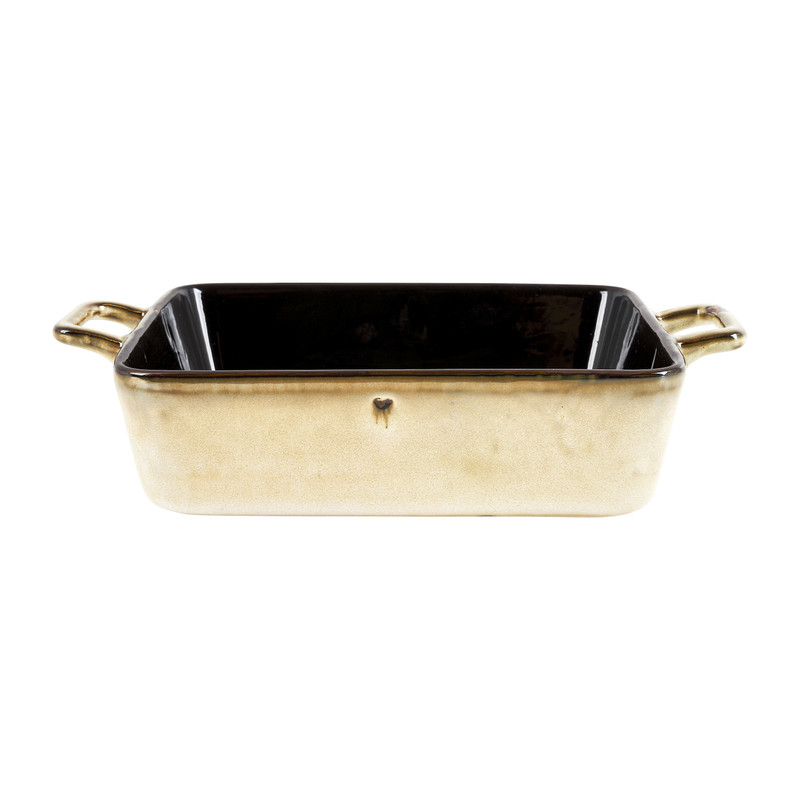 Ovenschaaltje met grepen XL - diverse kleuren - 22x19x7 cm 