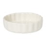 Taartvorm/quichevorm - creme - ø12x3 cm 