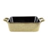 Ovenschaal met grepen - groen - 24x15x6 cm