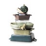 Ovenschaal met grepen - beige - 13x11x5 cm