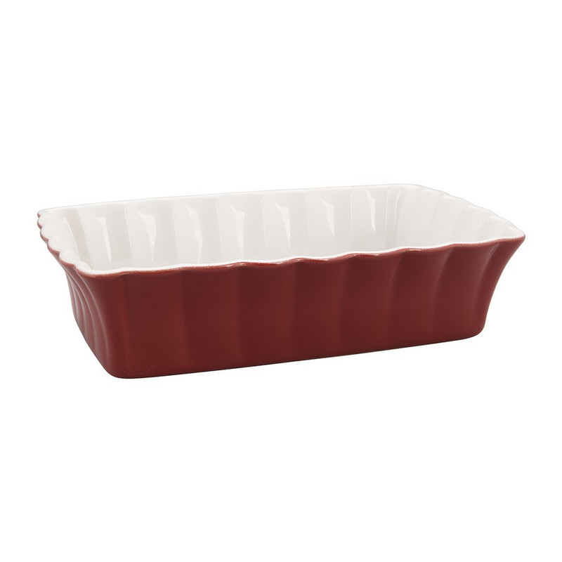 Ovenschaal Aveiro rechthoekig - 26x17 cm - rood