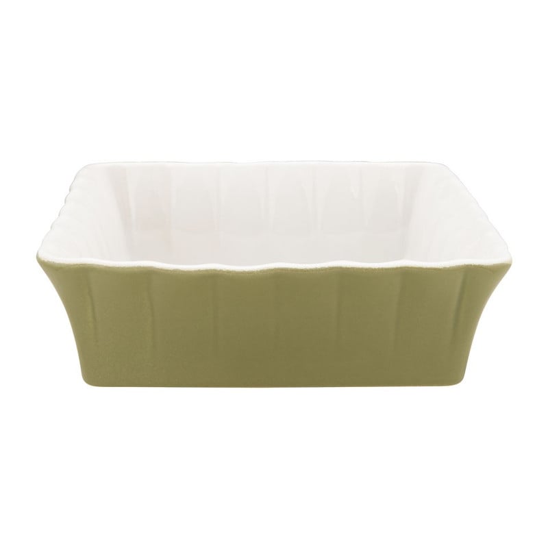 Ovenschaal Aveiro vierkant - 23x23 cm - groen