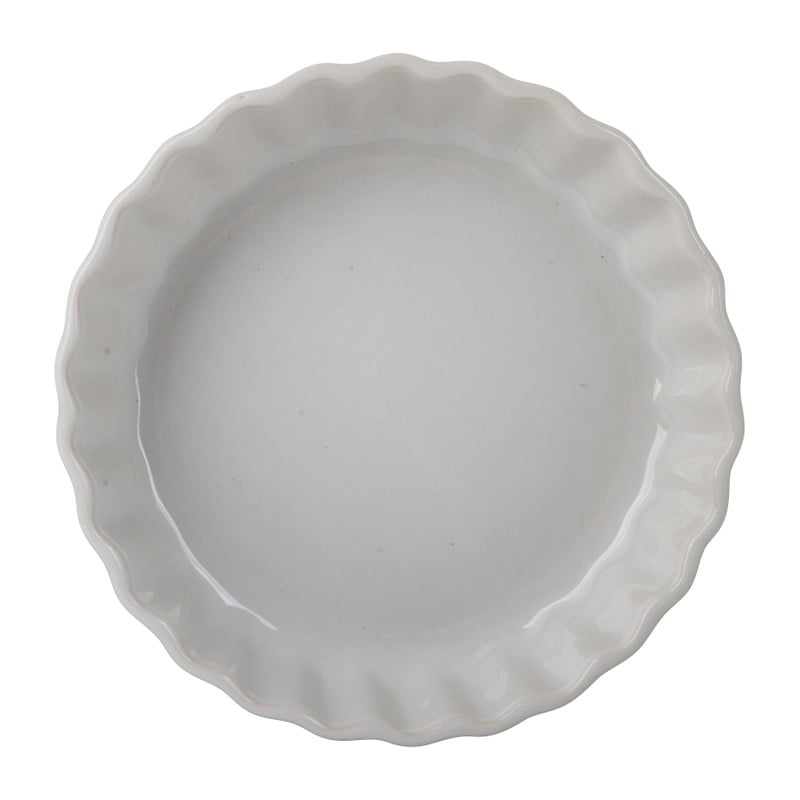 Taartvorm stoneware - 16 cm - wit