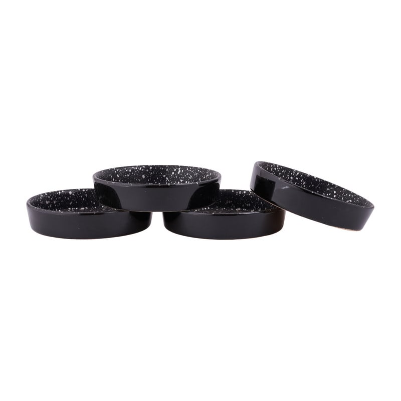 Crème Brûlée schaaltje Nero - 4 stuks - Ø12x2.3 cm