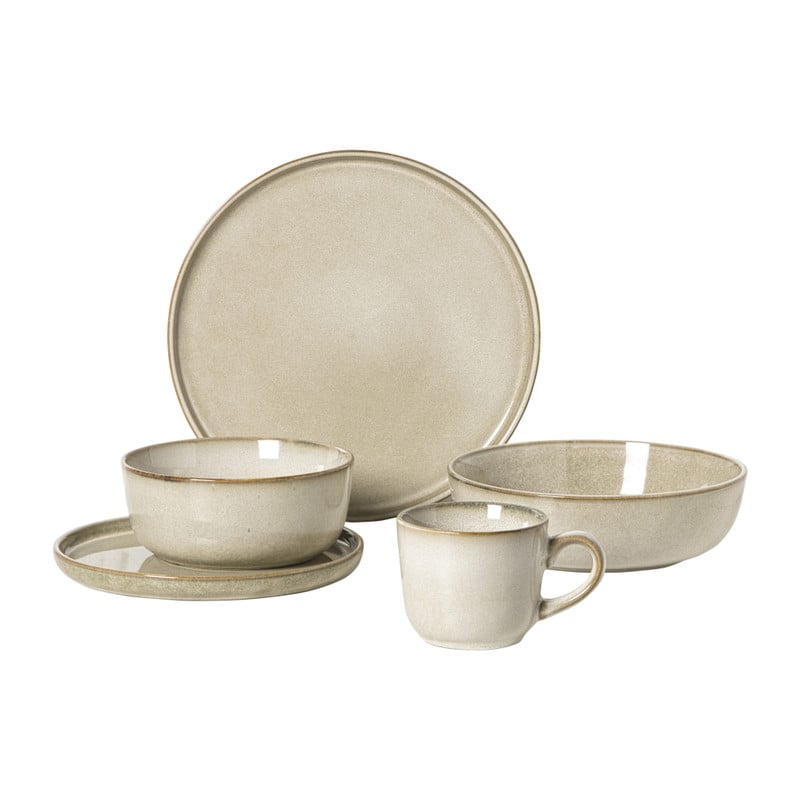 Serviesset 20-delig - beige - 4 persoons