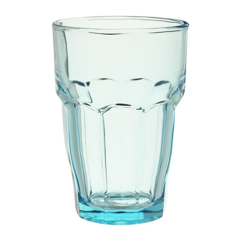 Glas rock bar - 37 cl - blauw