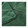 Plaid blokje - donkergroen - 130x160 cm