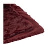 Plaid bont met dessin - rood - 130x170 cm 