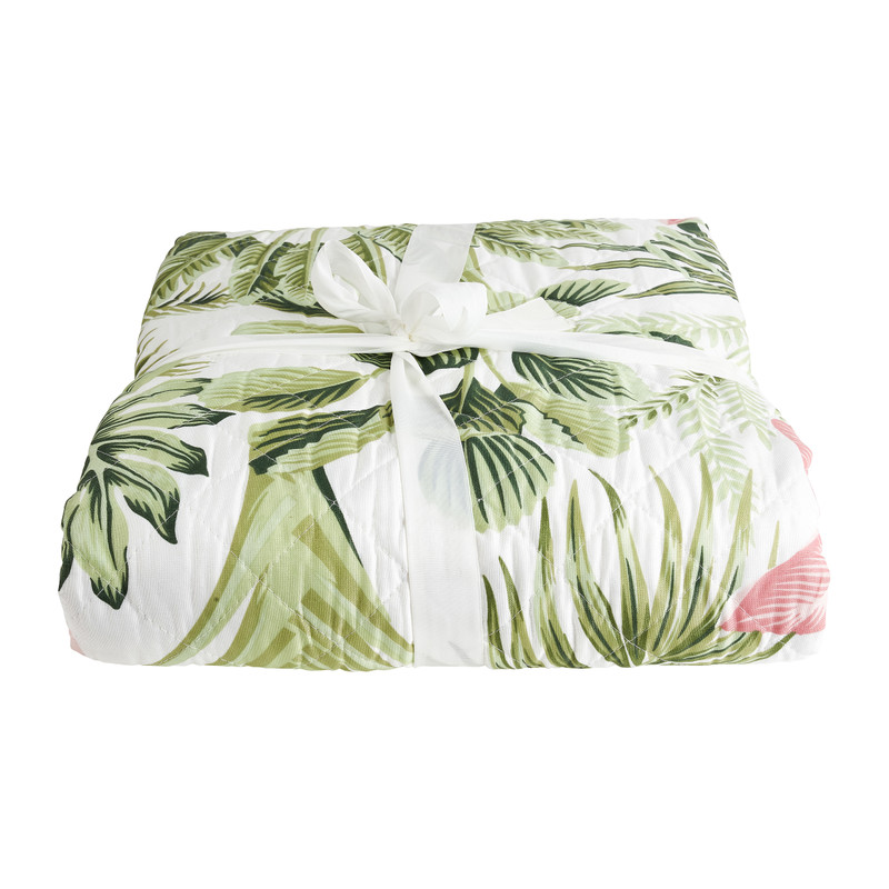 Quilt bladeren - 220x240 cm