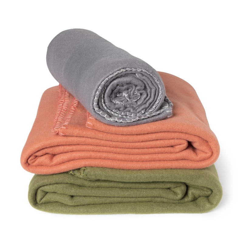 Fleece deken - 130x170 cm - grijs