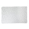 Plaid soft - veren zilver - 170x130 cm