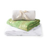 Plaid soft - veren zilver - 170x130 cm