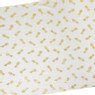 Plaid soft - ananas goud - 170x130 cm