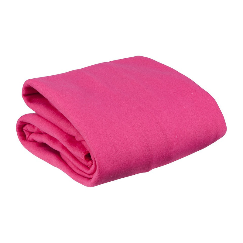 Fleecedeken met mouwen - fuchsia