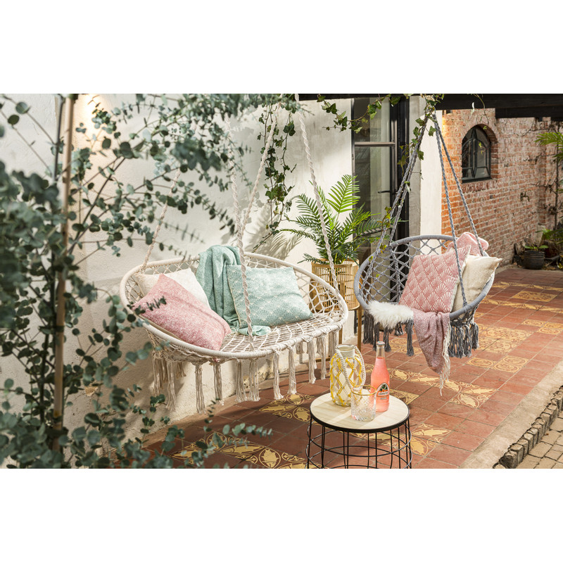 Plaid melange - roze - 130x170 cm