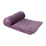 Fleece deken - paars - 200x150 cm