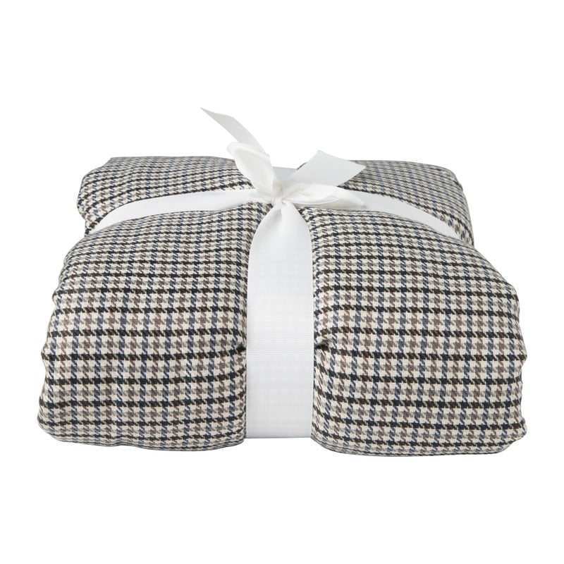 Plaid pied de poule - 130x170 cm 