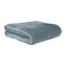 Fleece deken - blauw - 200x150 cm