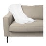 Fleece deken - wit - 160x130 cm
