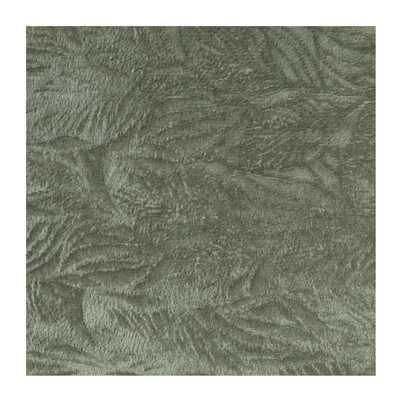 Plaid bladeren - groen - 130x160 cm