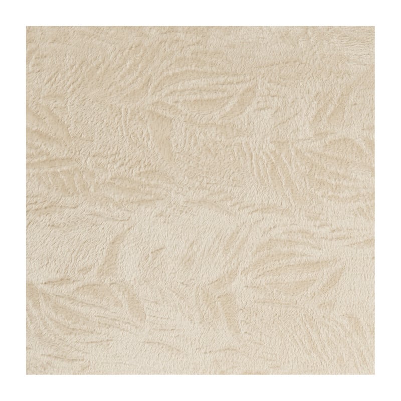 Plaid bladeren - beige - 130x160 cm
