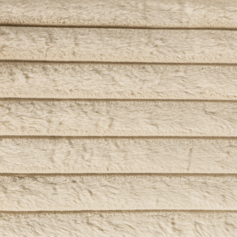 Plaid rib - beige - 130x160 cm