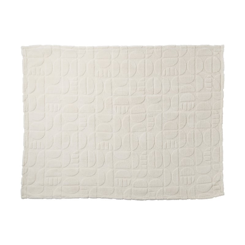 Plaid japandi - beige - 130x160 cm