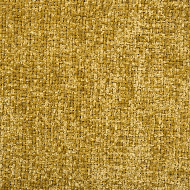 Plaid chenille met kwastjes Mieke - geel - 170x130 cm