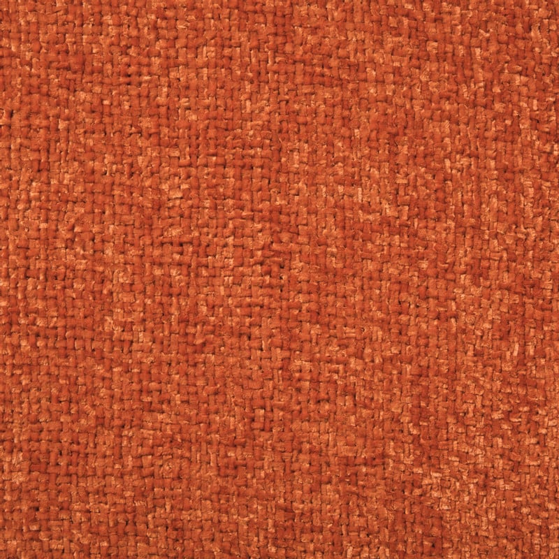 Plaid chenille met kwastjes Marianne - oranje - 170x130 cm