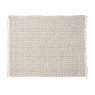 Plaid India - 130x160 cm - ecru/zwart