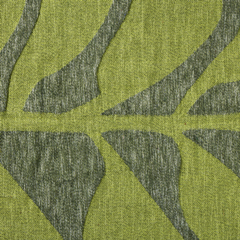 Plaid blad - groen - 130x170 cm