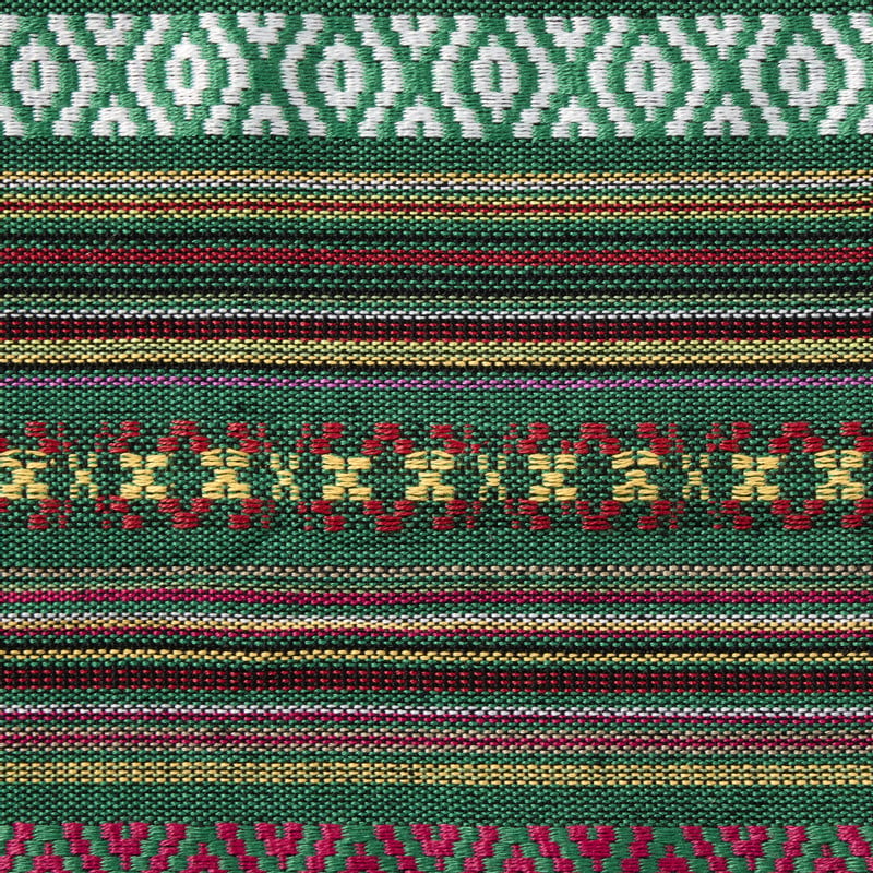 Plaid mexican  - groen  - 130x160 cm