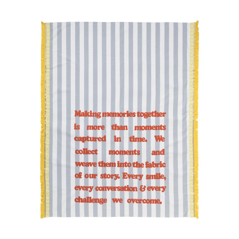 Anywhere plaid making memories - multikleur - 120x170 cm