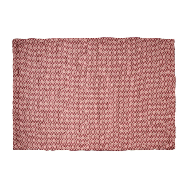 Wasbaar dekbed bloem - roze - 140x200 cm