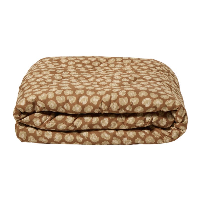 Wasbaar dekbed animal - geel - 200x220 cm