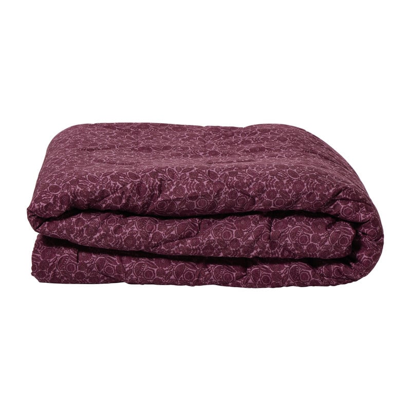 Wasbaar dekbed - rood - 200x220 cm
