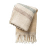 Plaid streep - oker - 150x125 cm
