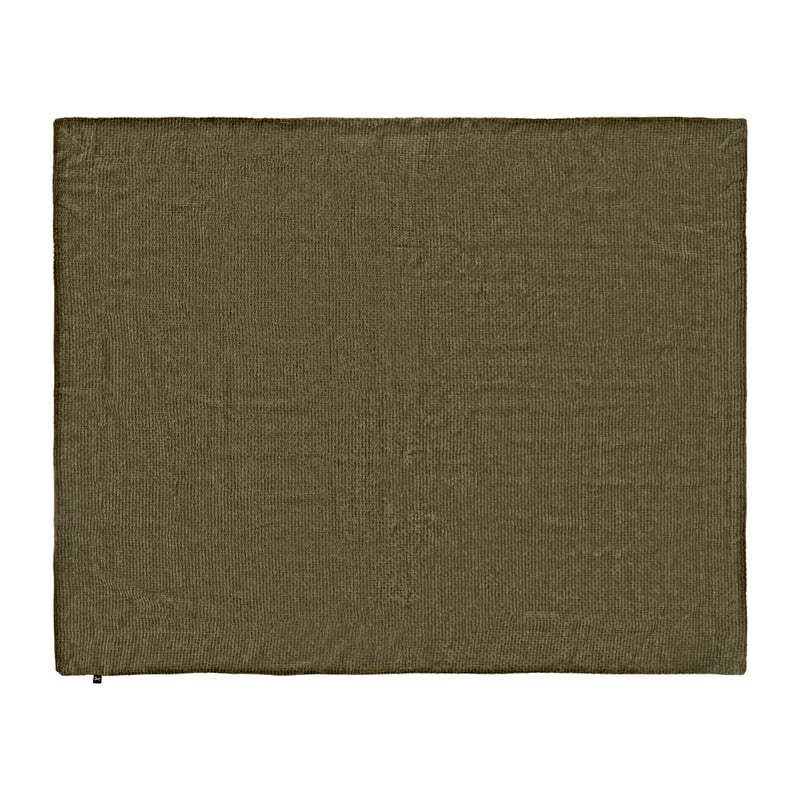 Plaid geblokt - groen - 130x160 cm