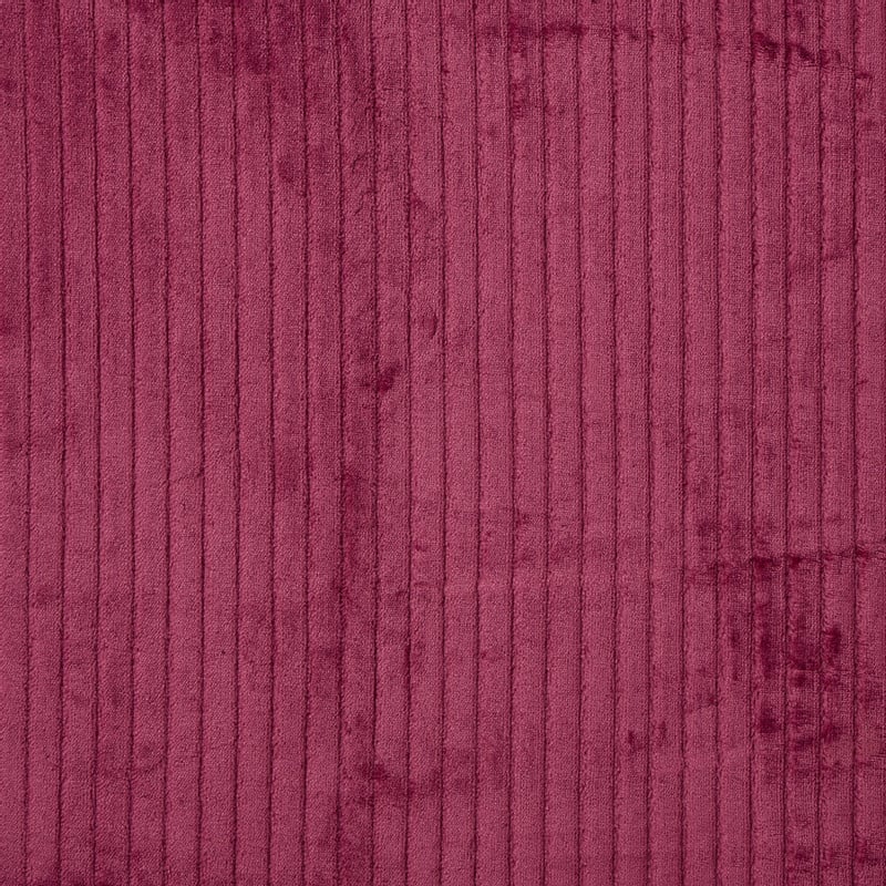 Plaid rib - bordeaux rood - 130x150 cm