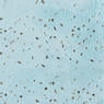 Plaid soft - blauw/goudkleurig - 130x170 cm