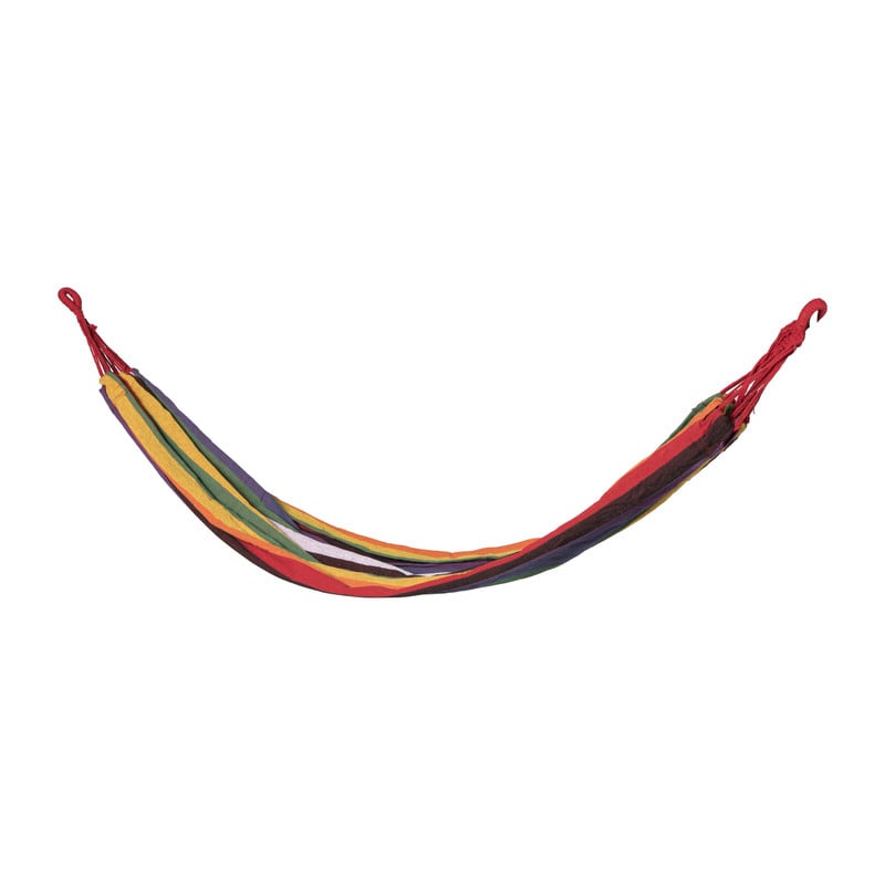 Hangmat kleurrijk - 1 persoons - 90x265 cm
