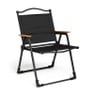 Klapstoel Mees - zwart - 78x52,5x52 cm 