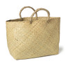 Strandtas Isha - zeegras - 60x15x30 cm