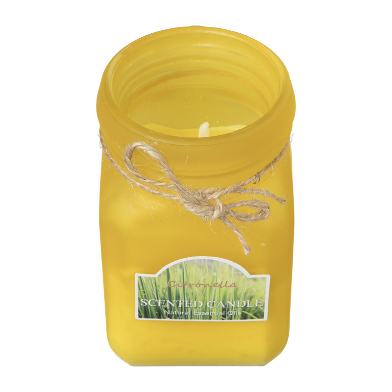 Citronella kaars - diverse varianten - ø6.5x11.5 cm 
